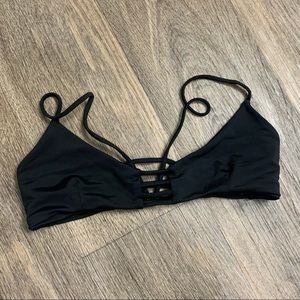 Black bikini top
